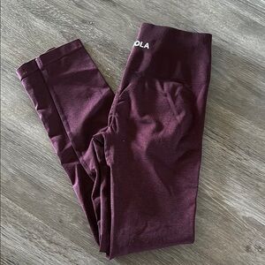 Viola Women's Burgundy Leggings
